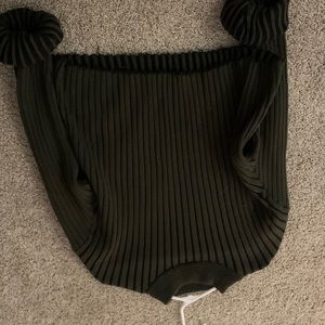 VINTAGE Forest Green HB California Cropped Sweater